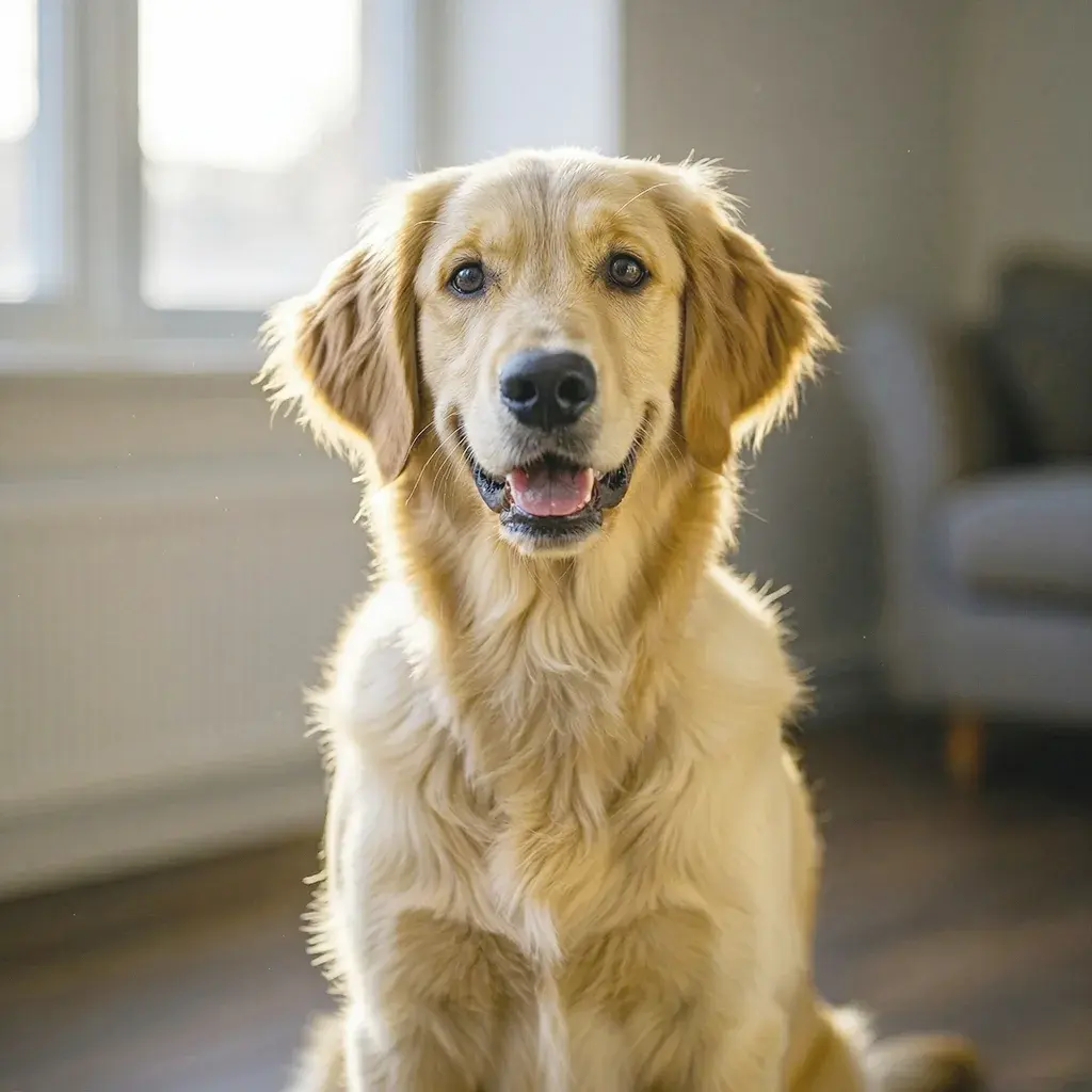 Jimmy the golden retriever — original photo