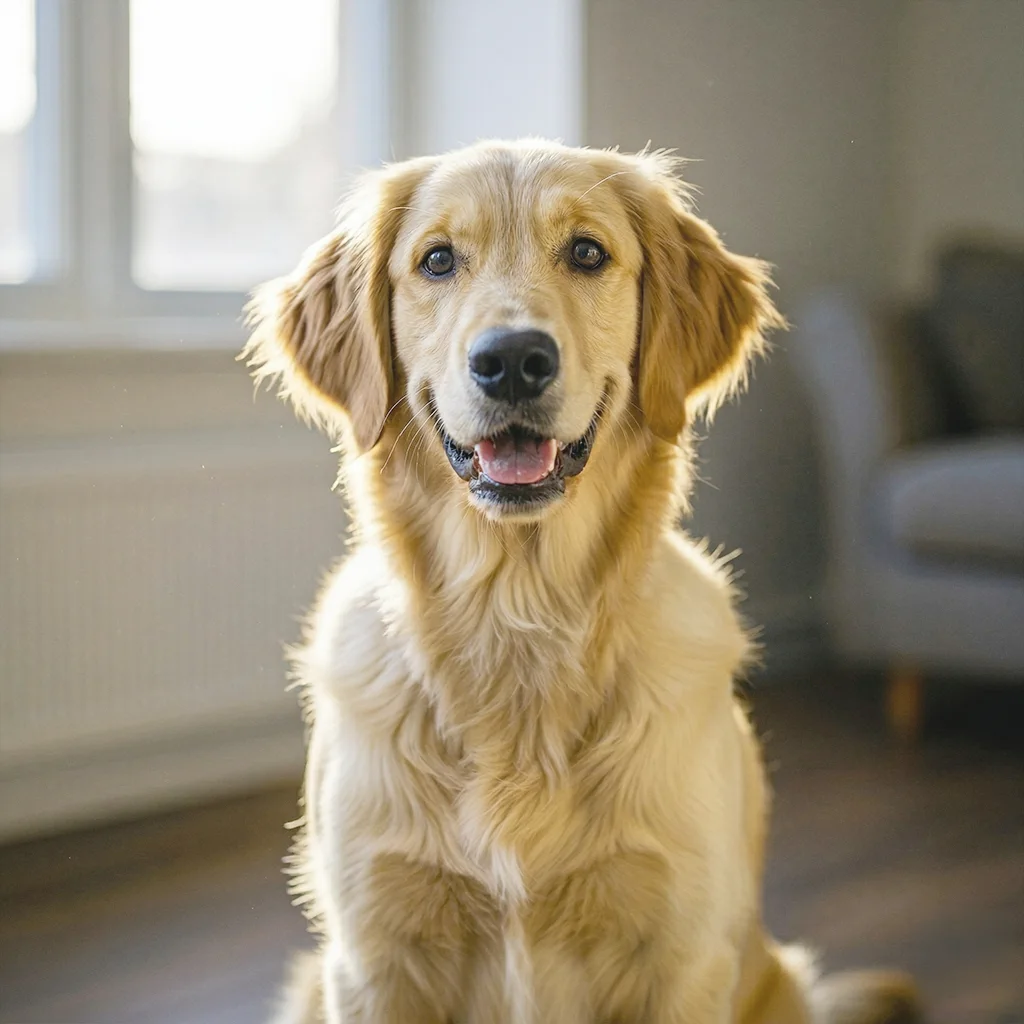 Jimmy the golden retriever — original photo